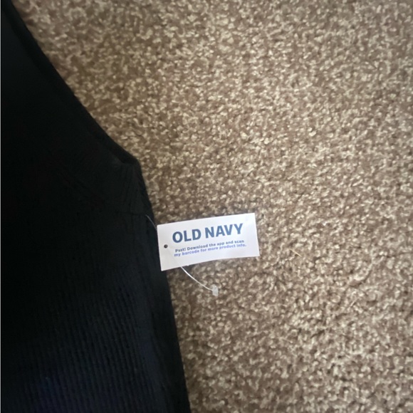 Old Navy Ribbed Black Midi Dress - Picture 5 of 6